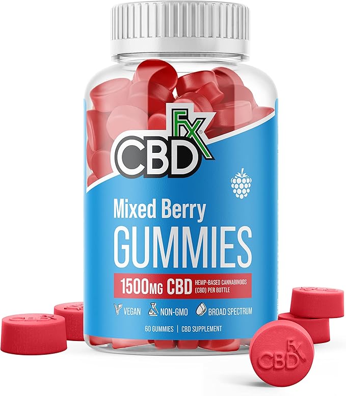CBDグミ(CBD1500mg/1粒25mg)ミックスベリー - 60粒入り
