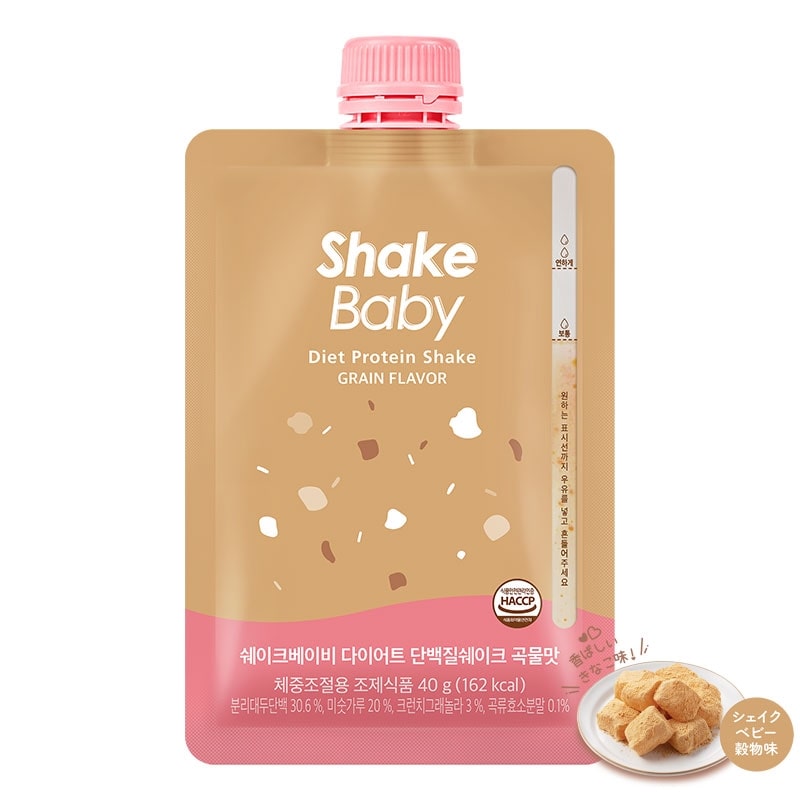シェイクベビー プロテインシェイク パウチ 40g (穀物きなこ味30個)