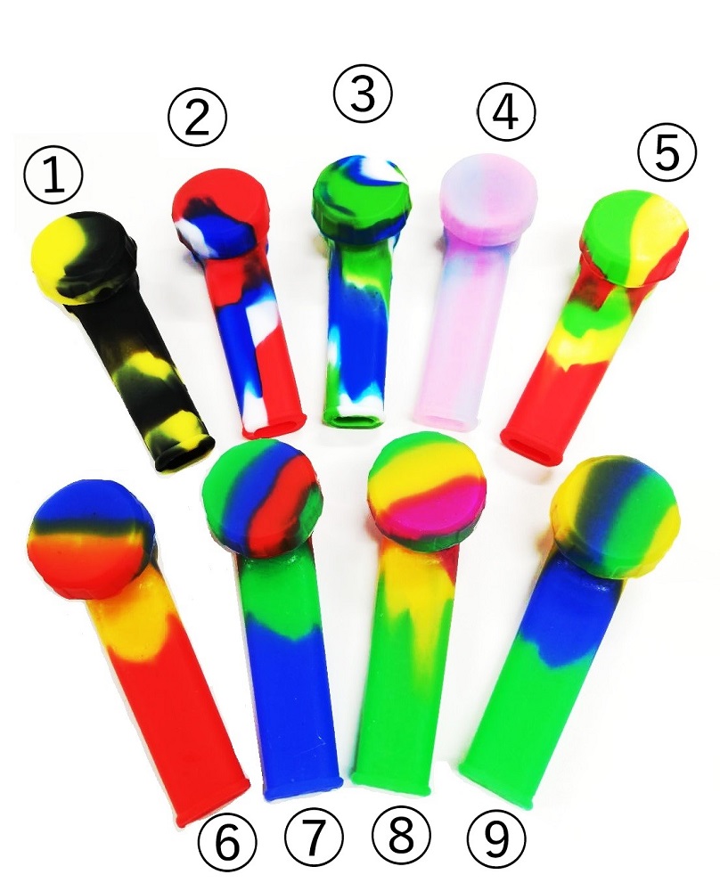 シリコンパイプ 蓋付 喫煙具