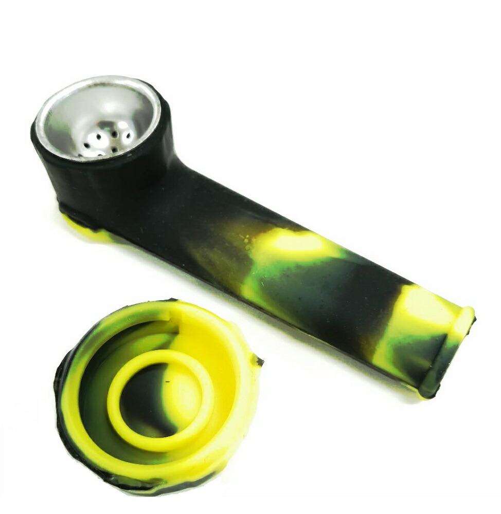 シリコンパイプ 蓋付 喫煙具