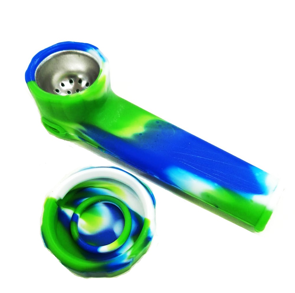 シリコンパイプ 蓋付 喫煙具