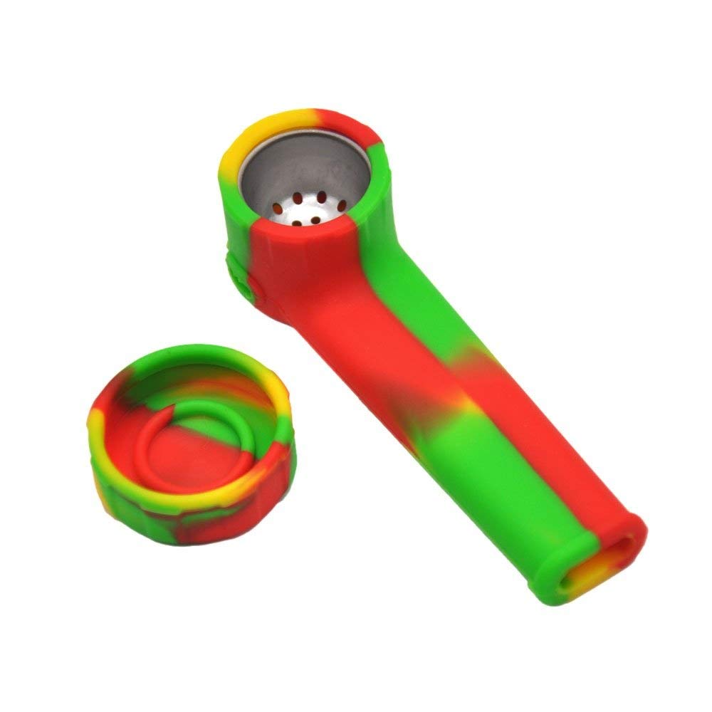 シリコンパイプ 蓋付 喫煙具