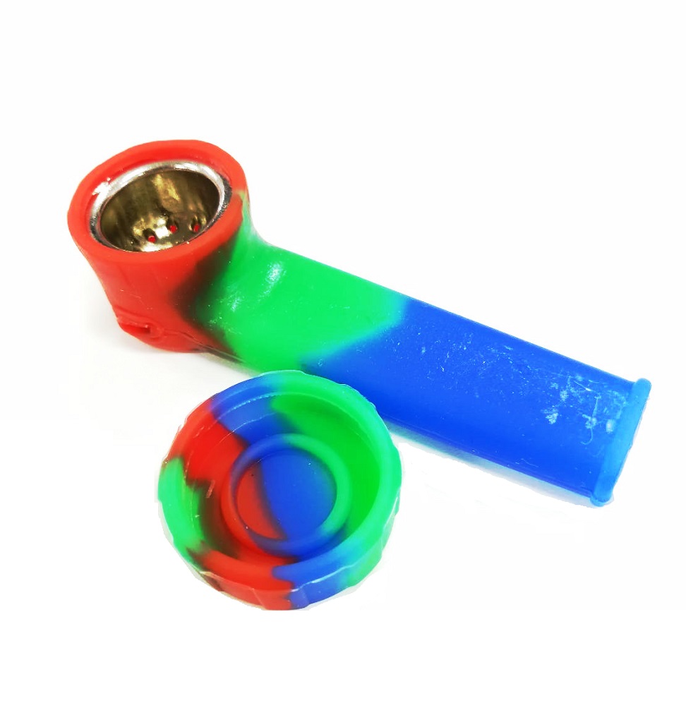 シリコンパイプ 蓋付 喫煙具