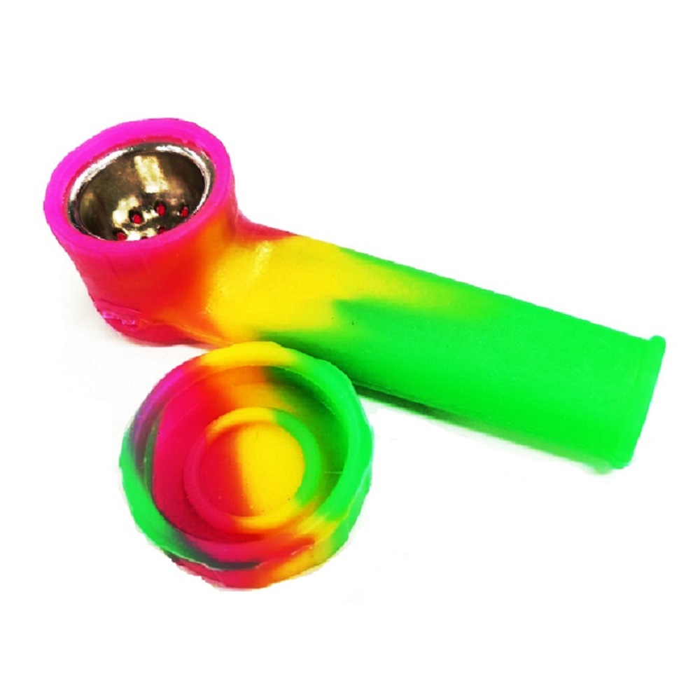 シリコンパイプ 蓋付 喫煙具