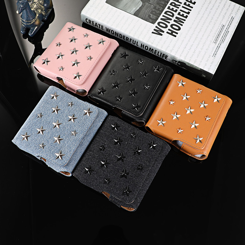 アイコスケース 手帳型 黒