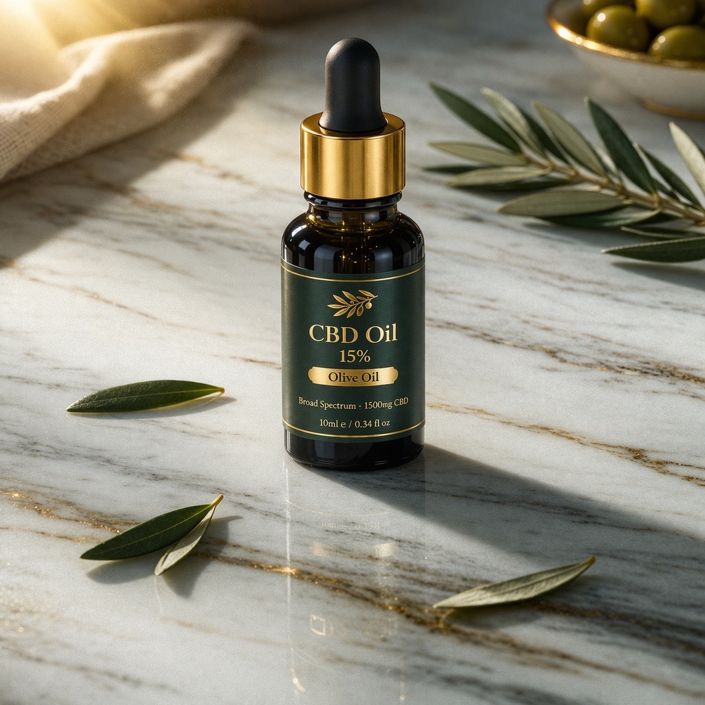 CBDオイルドロップ 15% オリーブオイル・ベース 10ml