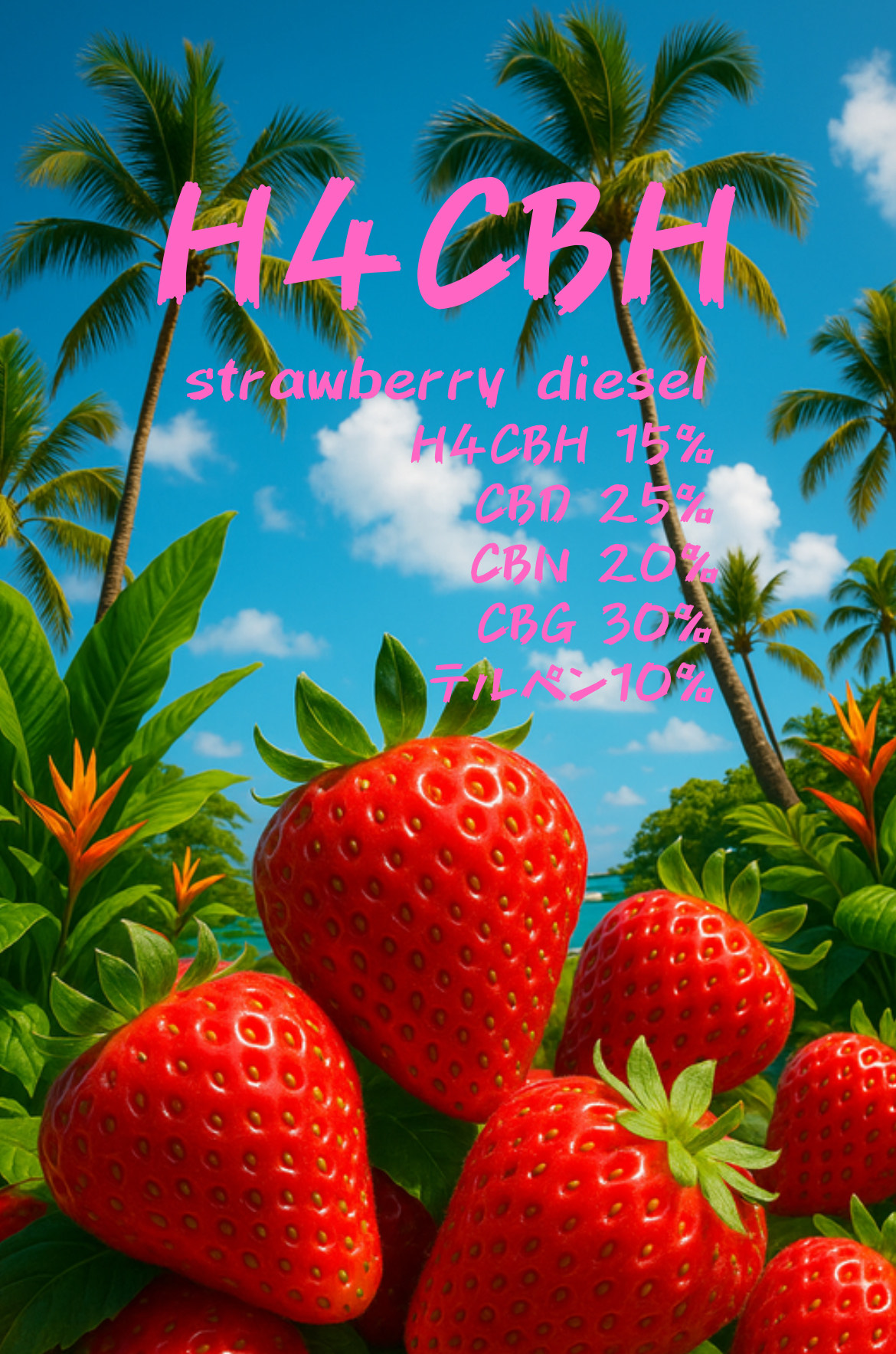 H4CBH 15%【Sativa】優勢リキッド 1.0ml