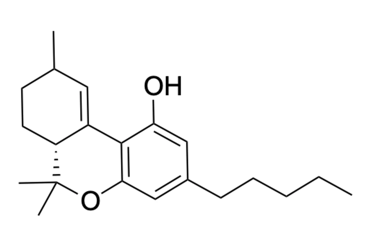 Δ10-THC の構造式